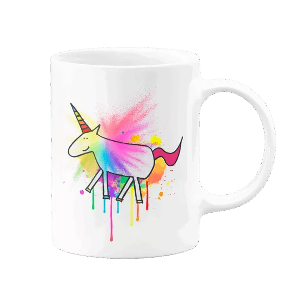 Mug Licorne pas coupée