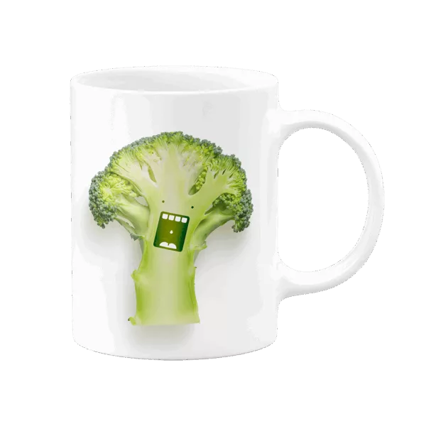 Mug Scary Broccoli